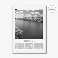 Minnesota Print Black and White No 4, Minnesota Wall Art, Minnesota Poster, Minnesota Photo, Minnesota Wall Décor, Minnesota Map