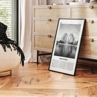 Minnetonka Print Black and White, Minnetonka Wall Art, Minnetonka Poster, Minnetonka Photo, Minnetonka Décor, Minnetonka Map, Minnesota, USA