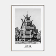 Minot Portrait B&W Poster