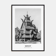 Minot Portrait B&W Poster