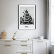Minot Portrait B&W Poster
