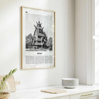 Minot Print Black and White, Minot Wall Art, Minot Poster, Minot Photo, Minot Wall Décor, Minot Map, North Dakota, USA