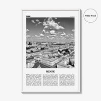 Minsk Print Black and White, Minsk Wall Art, Minsk Poster, Minsk Photo, Minsk Wall Decor, Belarus Print, Belarus, Минск, Беларусь, Europe