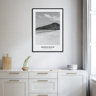 Mission Beach, Queensland Portrait B&W Poster