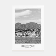 Mission Viejo Portrait B&W Poster