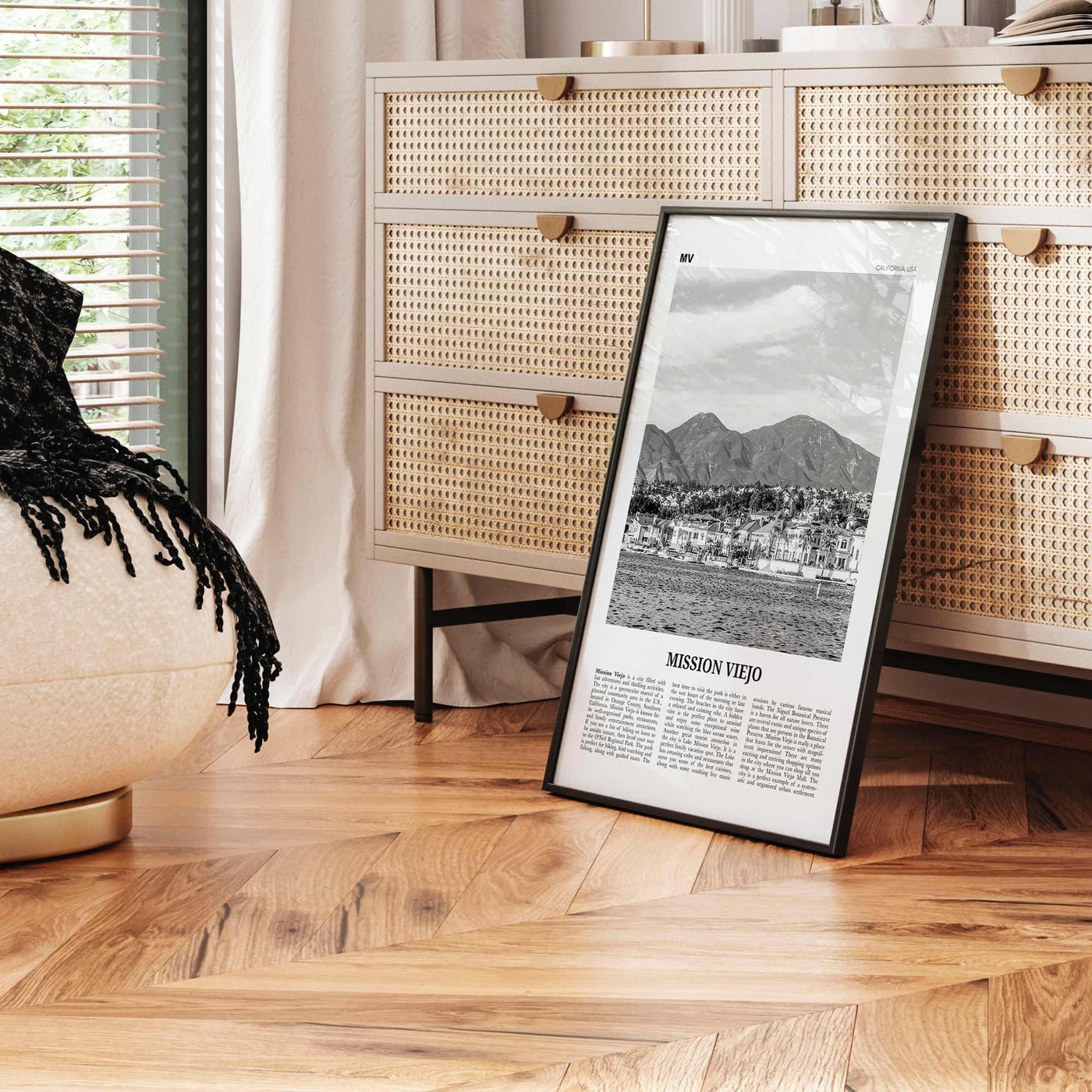 Mission Viejo Print Black and White, Mission Viejo Wall Art, Mission Viejo Poster, Mission Viejo Photo, Mission Viejo Decor, California, USA