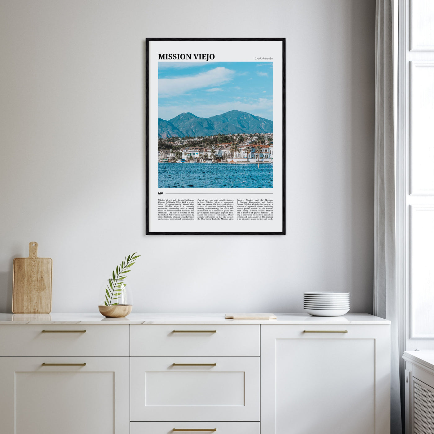 Mission Viejo Travel Color Poster