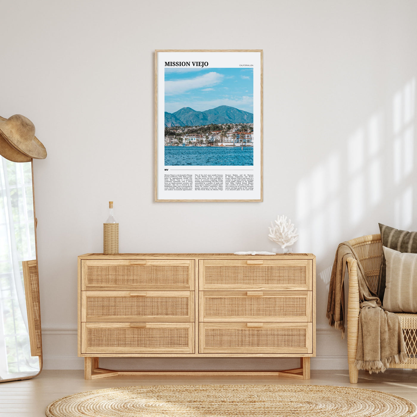 Mission Viejo Travel Color Poster