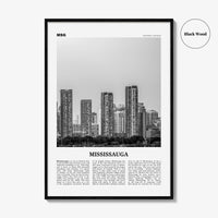 Mississauga Print Black and White, Mississauga Wall Art, Mississauga Poster, Mississauga Photo, Mississauga Décor, Ontario, Canada