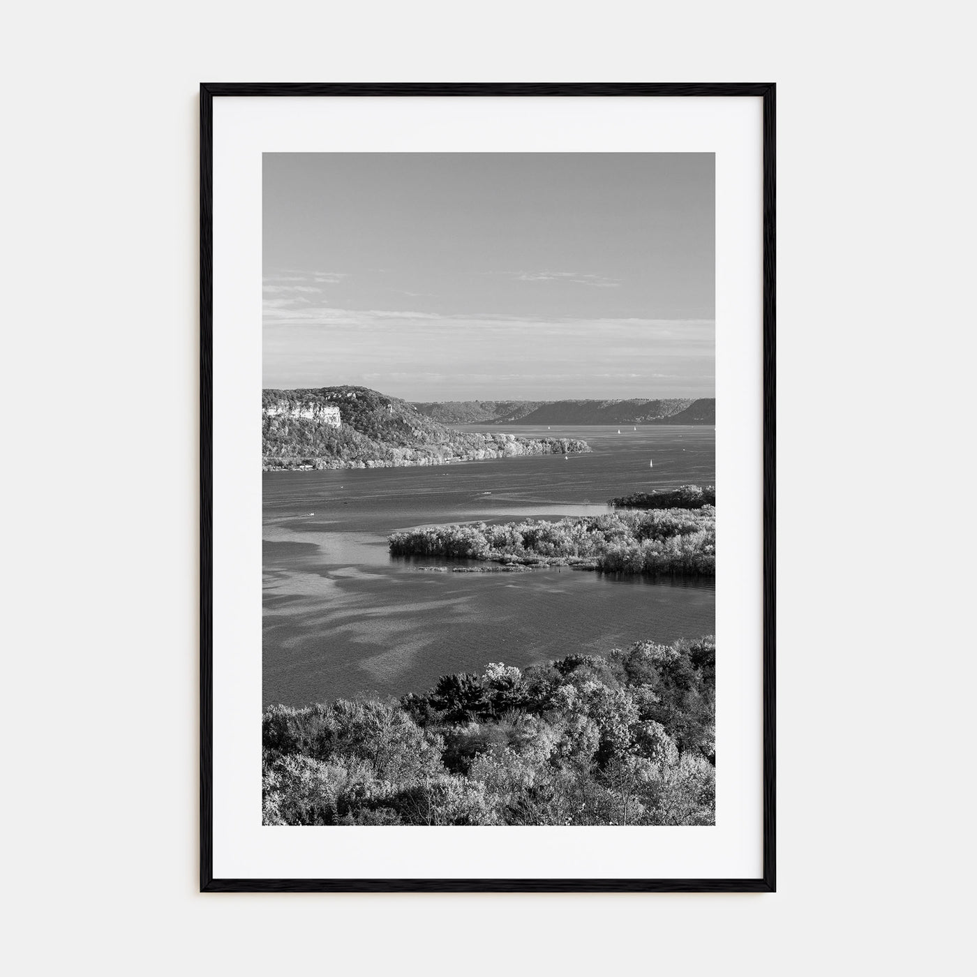 Mississippi Photo B&W Poster