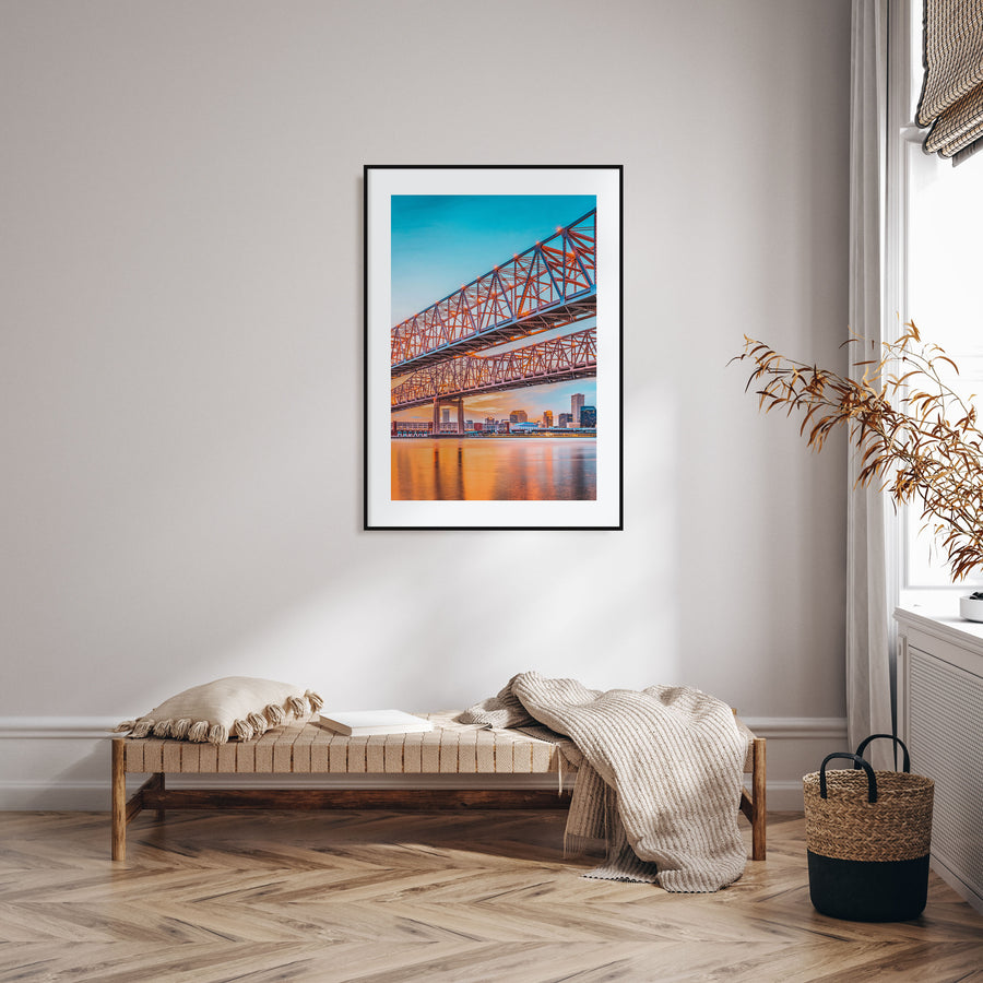 Mississippi River Photo Color Poster