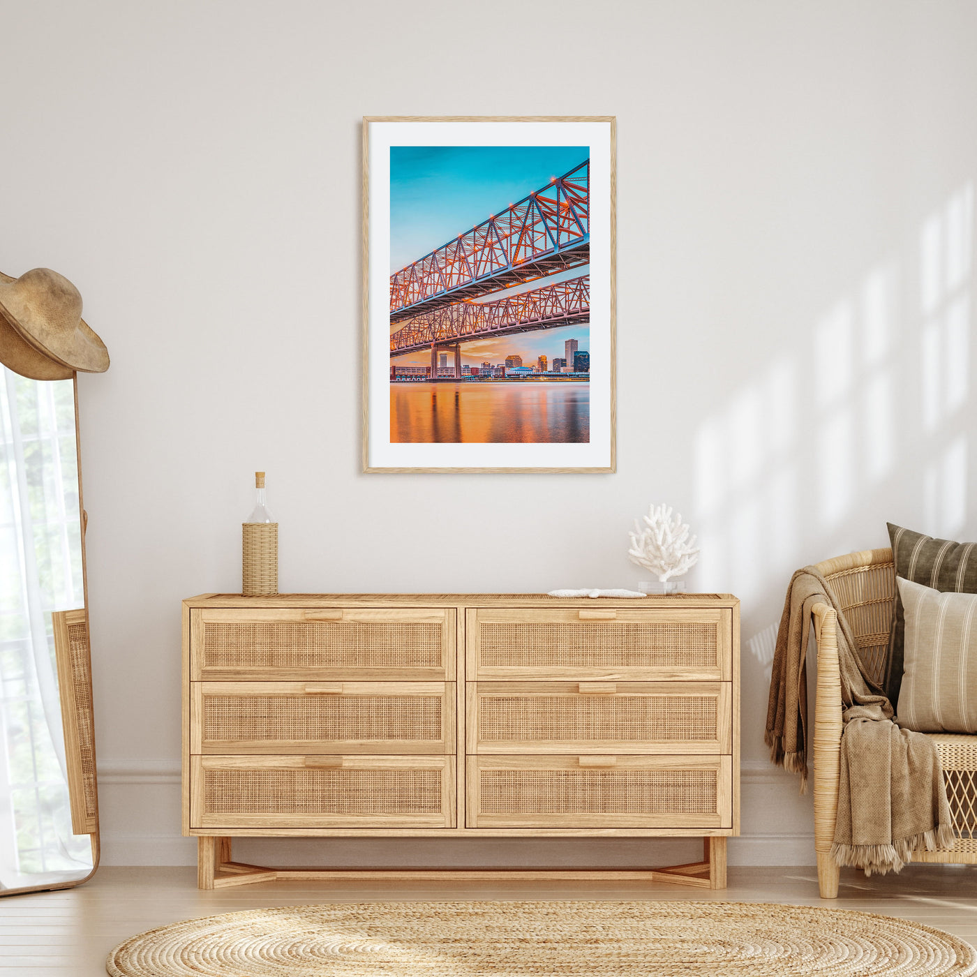 Mississippi River Photo Color Poster