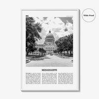 Mississippi Print Black and White No 1, Mississippi Wall Art, Mississippi Poster, Mississippi Photo, USA, United States, North America