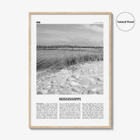 Mississippi Print Black and White No 2, Mississippi Art, Mississippi Poster, Mississippi Photo, Mississippi Décor, Mississippi Map