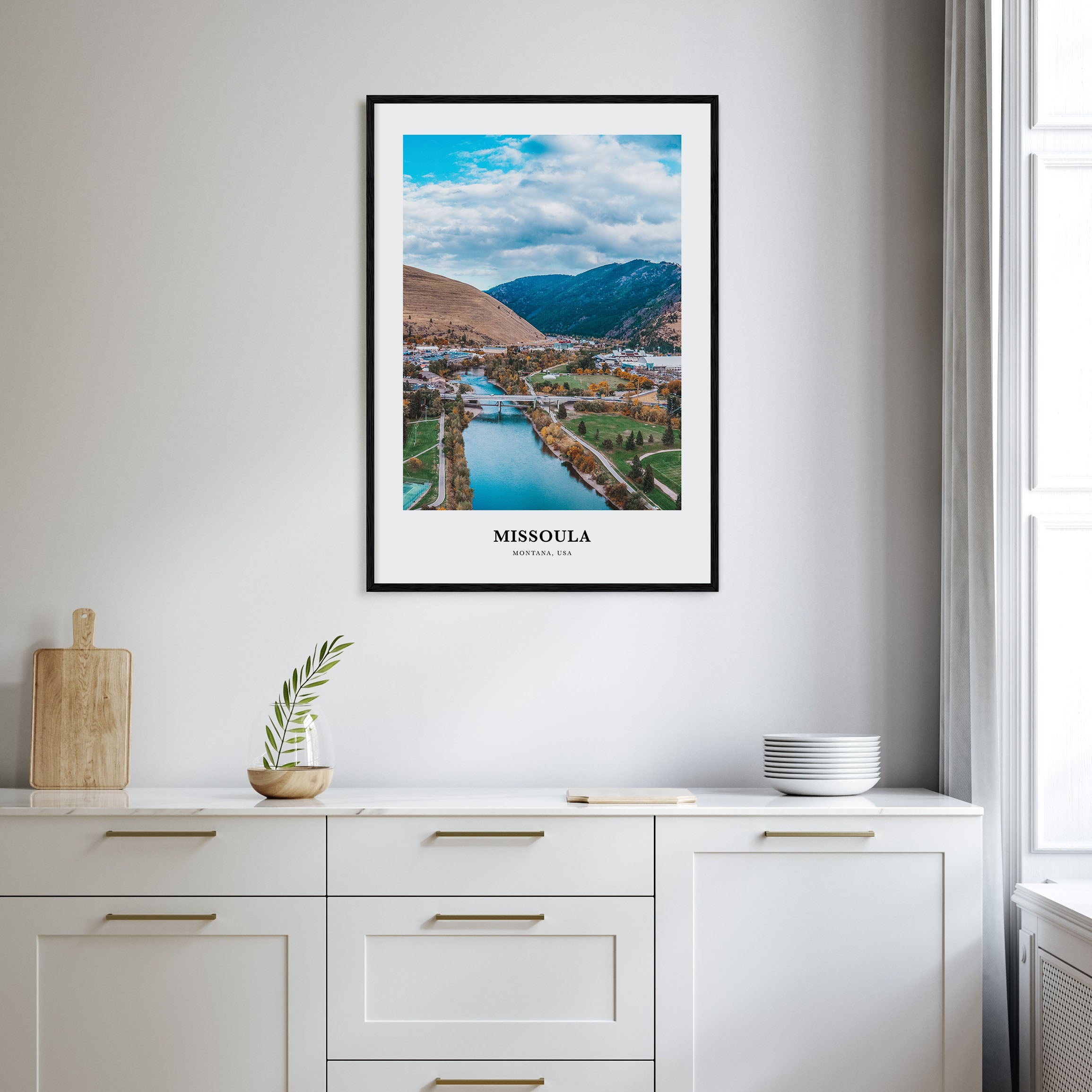 Missoula Portrait Color Poster