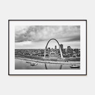 Missouri Landscape B&W Poster