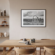 Missouri Landscape B&W Poster