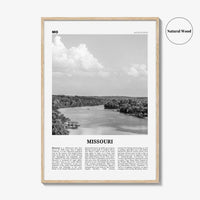 Missouri Print Black and White No 1, Missouri Wall Art, Missouri Poster, Missouri Photo, Missouri Wall Decor, USA, United States