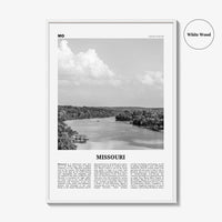 Missouri Print Black and White No 1, Missouri Wall Art, Missouri Poster, Missouri Photo, Missouri Wall Decor, USA, United States