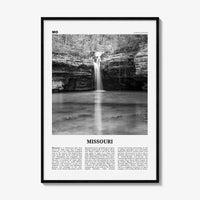 Missouri Print Black and White No 2, Missouri Wall Art, Missouri Poster, Missouri Photo, Missouri Wall Décor, Missouri Map, United States