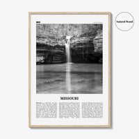Missouri Print Black and White No 2, Missouri Wall Art, Missouri Poster, Missouri Photo, Missouri Wall Décor, Missouri Map, United States