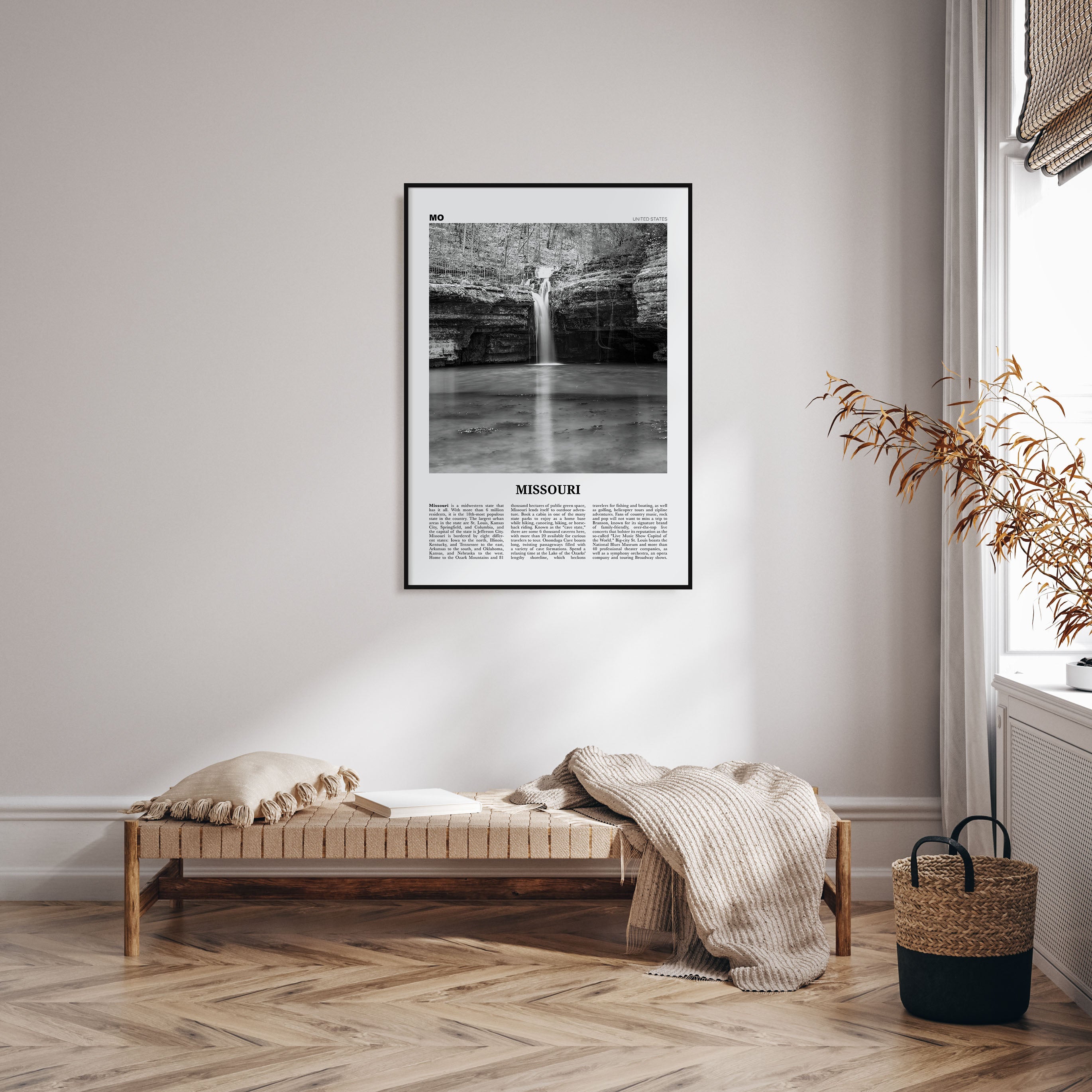 Missouri Travel B&W No 2 Poster