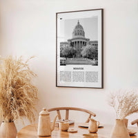 Missouri Print Black and White No 3, Missouri Wall Art, Missouri Poster, Missouri Photo, Missouri Wall Decor, USA, United States