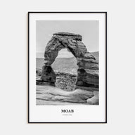 Moab Portrait B&W Poster