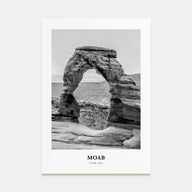Moab Portrait B&W Poster