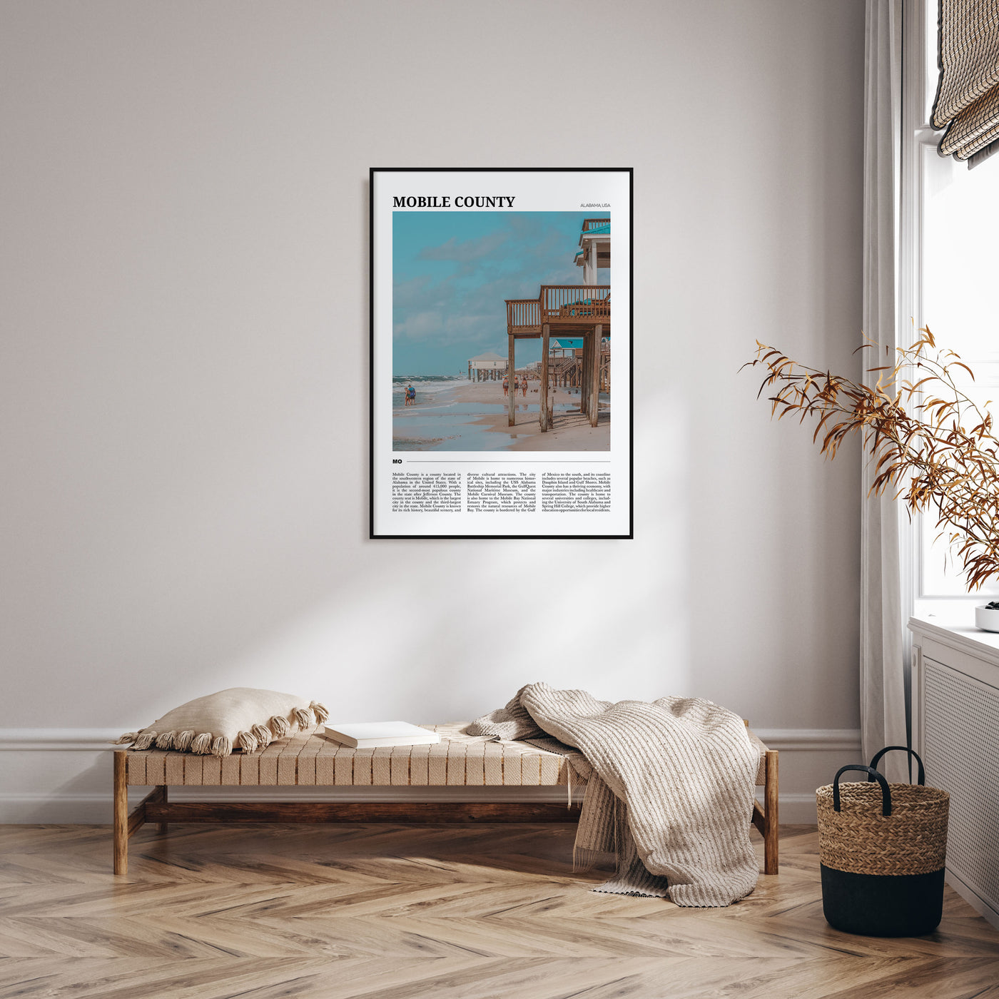 Mobile County Travel Color Poster