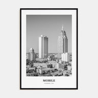 Mobile Portrait B&W Poster