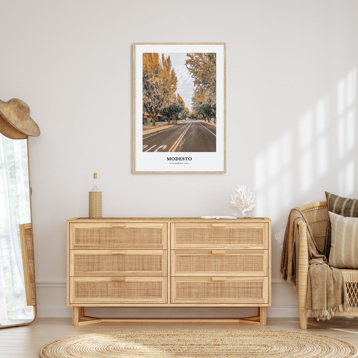 Modesto Portrait Color Poster