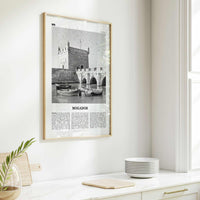 Mogador Print Black and White, Mogador Wall Art, Mogador Poster, Mogador Photo, Mogador Wall Décor, Mogador Map, Morocco
