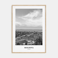 Moldova Portrait B&W Poster