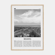 Moldova Travel B&W Poster
