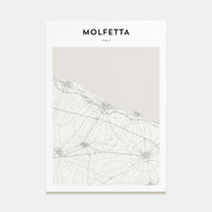 Molfetta Map Portrait Poster