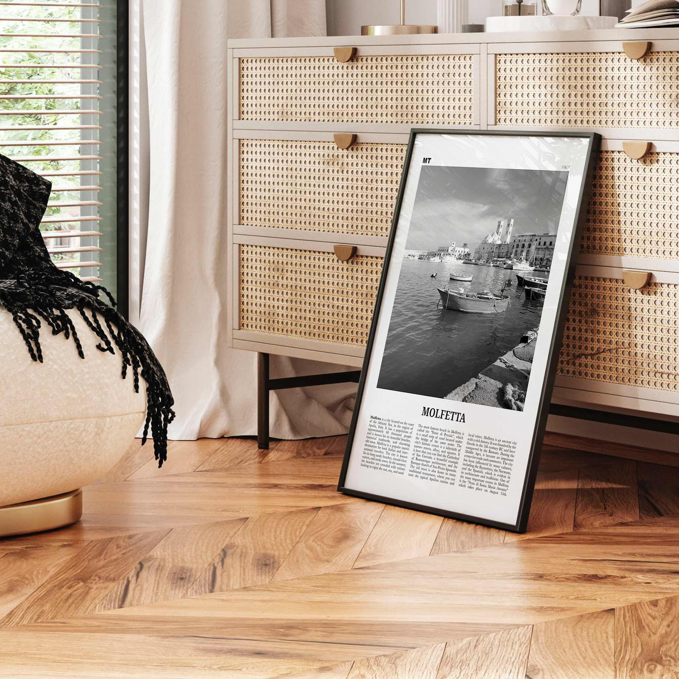 Molfetta Print Black and White, Molfetta Wall Art, Molfetta Poster, Molfetta Photo, Molfetta Wall Décor, Molfetta Map,