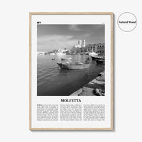 Molfetta Print Black and White, Molfetta Wall Art, Molfetta Poster, Molfetta Photo, Molfetta Wall Décor, Molfetta Map,