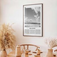 Mollymook Print Black and White, Mollymook Wall Art, Mollymook Poster, Mollymook Photo, Mollymook Wall Décor, New South Wales, Australia