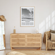Mollymook Travel B&W Poster