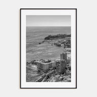 Monaco Photo B&W Poster
