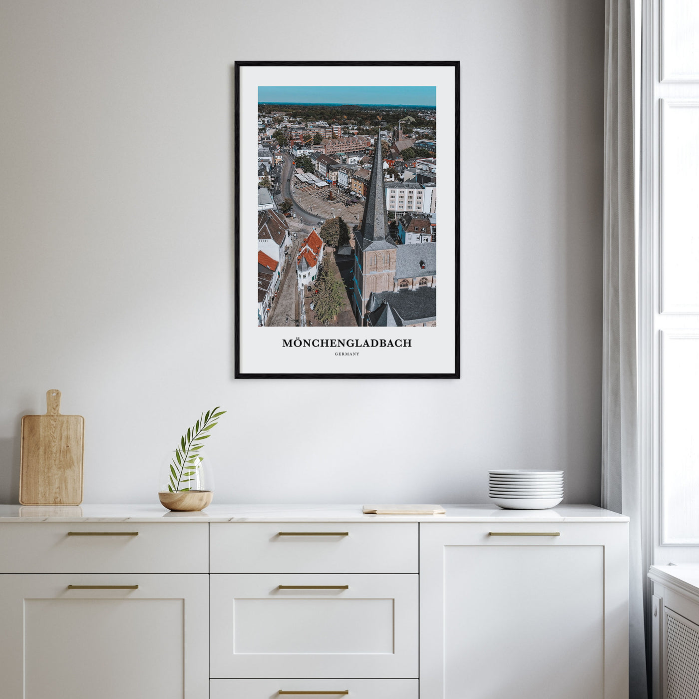 Mönchengladbach Portrait Color Poster