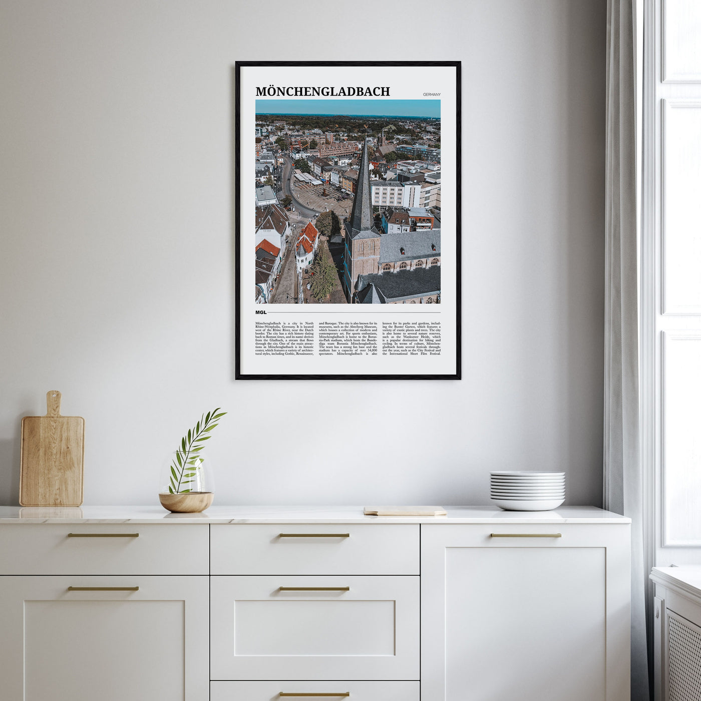 Mönchengladbach Travel Color Poster