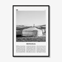 Mongolia Print Black and White, Mongolia Wall Art, Mongolia Poster, Mongolia Photo, Ulaanbaatar, Monggol, Mongols, Mongolian, Asia