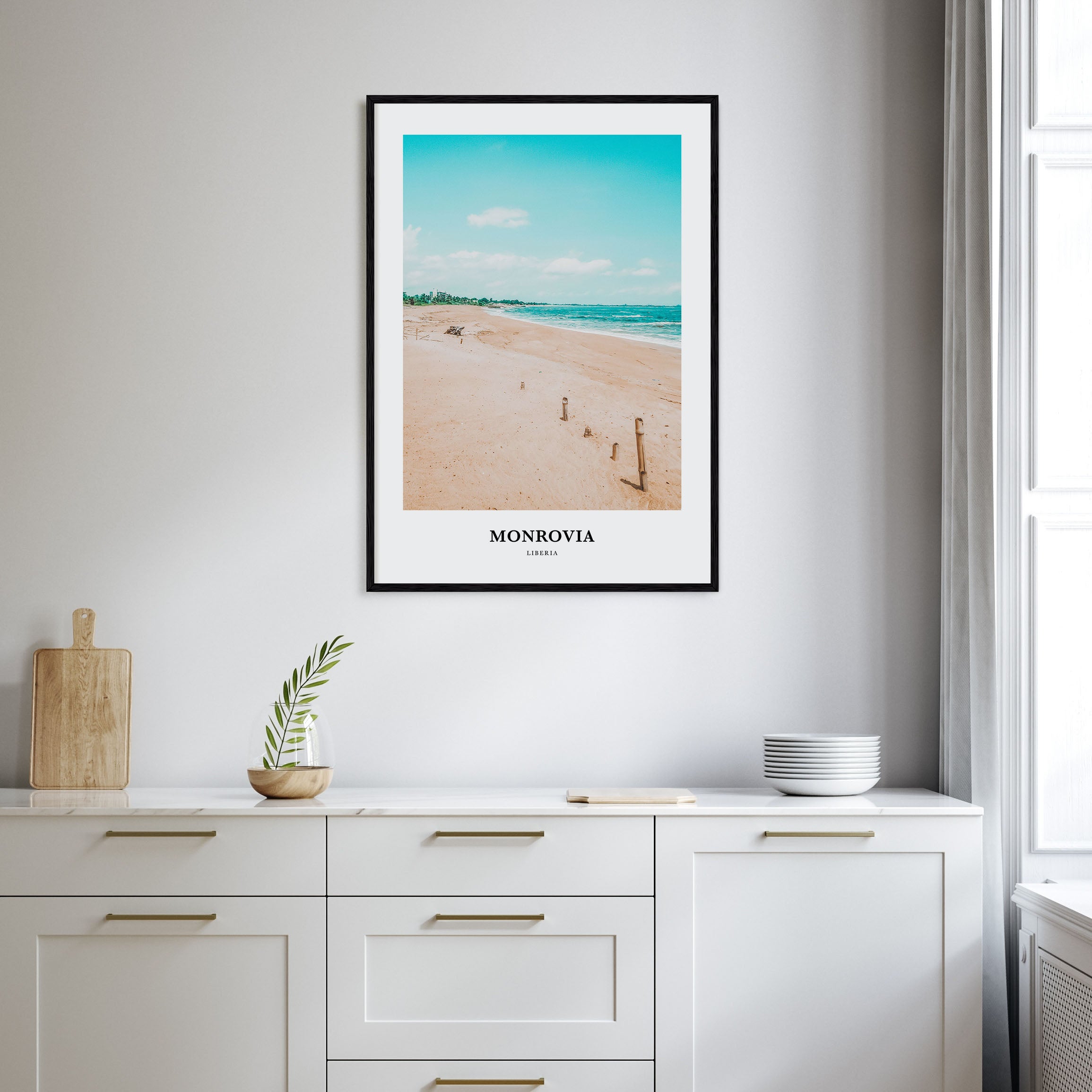 Monrovia Portrait Color No 1 Poster