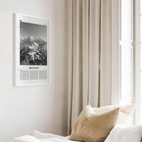 Mont Blanc Print Black and White, Mont Blanc Wall Art, Mont Blanc Poster, Mont Blanc Photo, France, Italy, Mountain Lake Kubenskoye