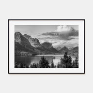 Montana Landscape B&W Poster