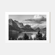 Montana Landscape B&W Poster