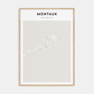 Montauk Map Portrait Poster