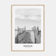 Montauk Portrait B&W No 2 Poster